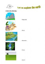 English Worksheet: The Earth