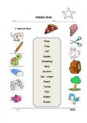 English Worksheet: Vocabulary