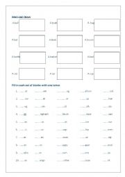English Worksheet: Vocabulary practice for beginners