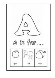 English Worksheet: alphabet