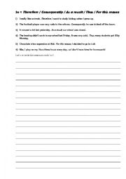 English Worksheet: Synonyms for SO