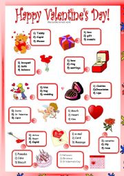 English Worksheet: St. Valentines Day