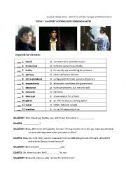 English Worksheet: Count of Monte Cristo 2002 film - gap exercise
