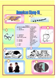 English Worksheet: American Slang-18