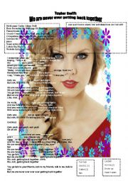 English Worksheet: Taylor Swift