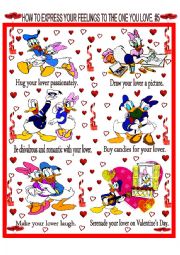 English Worksheet: VALENTINES DAY POSTER #5