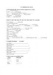 English Worksheet: personal pronouns