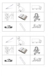 English Worksheet: Toys