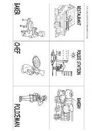 English Worksheet: JOBS.CUT AND PASTE