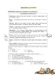 English Worksheet: Reading 