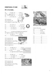 English Worksheet: listening