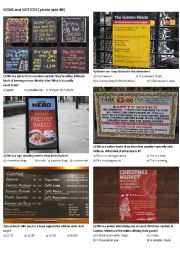 SIGNS AND NOTICES #9 (10 photos on 2 pages)