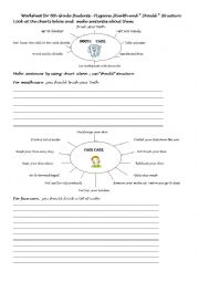 English Worksheet: hygiene