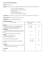 English Worksheet: Lesson Plans