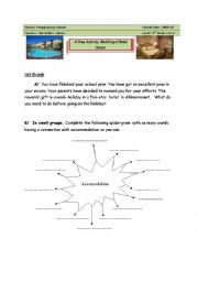 English Worksheet: communicative activity