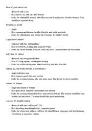 English Worksheet: Speed Dating