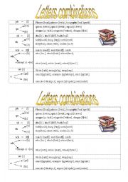 English Worksheet: Consonant letters combinations