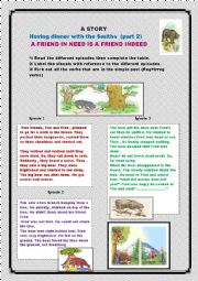 English Worksheet: A FRIEND IN NEED IS A FRIEND INDEED