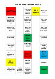 English Worksheet: Months, Days and Seasons