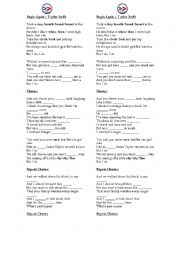 English Worksheet: Begin Again