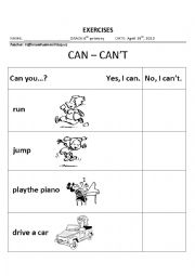 can - cant