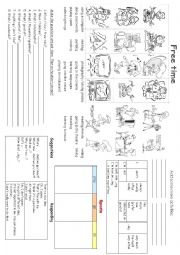 English Worksheet: Free time