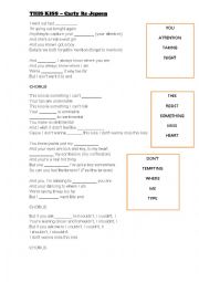 English Worksheet: This kiss Carly Rae Jepsen