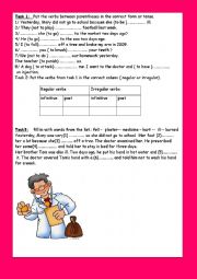 English Worksheet: module 3 section 2 whats the matter? ( part 2)