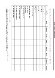 English Worksheet: pocket money questionnaire