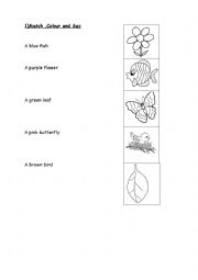 English Worksheet: CLIL