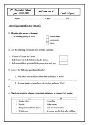 English Worksheet: english tests