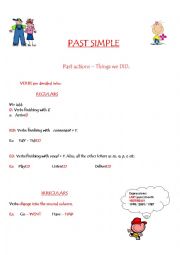 English Worksheet: Past Simple Structure