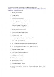 English Worksheet: Ancient Viruses Listening
