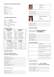 English Worksheet: Verb TO BE 