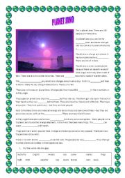 English Worksheet: Planet Jano