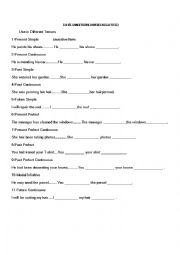 English Worksheet: An exercise about have something done