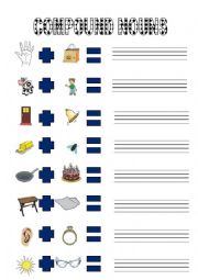 English Worksheet: Compound Nouns