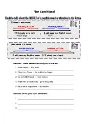 English Worksheet: First Conditional