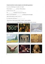 English Worksheet: London Museums
