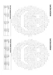 English Worksheet: Last day of school