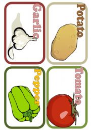 English Worksheet: Vegetables set 3