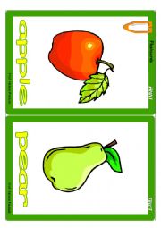 Fruit flashcards