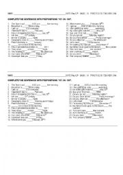 Prepositions of time 