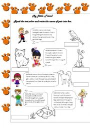 English Worksheet: animals