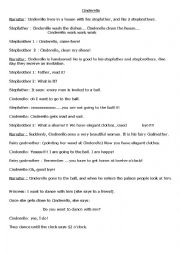 English Worksheet: Cinderello