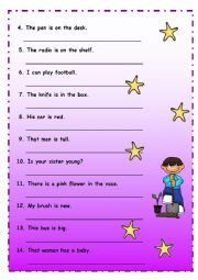 English Worksheet: PLURAL NUMBER TEST (part 2)