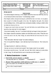 English Worksheet: Full term test 1 7th form