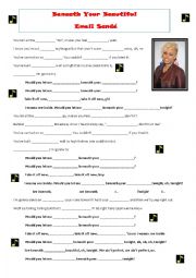 English Worksheet: Beneath your beautiful Emeli Sande