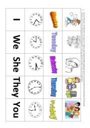 English Worksheet: Sentences and Questions  Everyday actions
