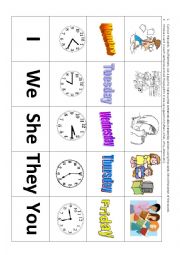 English Worksheet: Sentences and Questions  Everyday actions